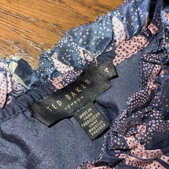 Ted Baker London Hazpin Asymmetric One-Shoulder Dress Size US 10 (9) - Picture 7 of 7